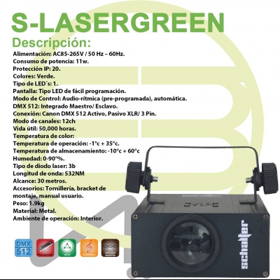 Láser S-LASERGREEN
